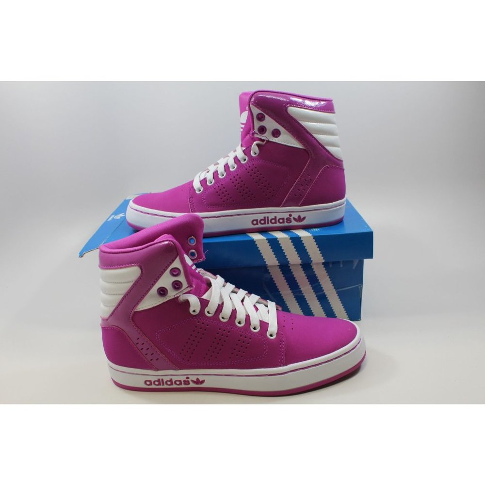 Kid's Adi-High EXT J Pink/Pink-White G65895 - Picture 2 of 11